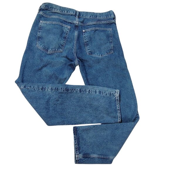 H&M Relaxed Fit Denim Jeans Men’s 36x32, 100% Cotton Straight Leg Casual Classic - Picture 4 of 8